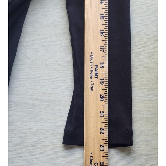 TOP/BLOUSE-WHITE STAG-Long Sleeve T-Style Top-Black-Scoop Neck-Size M (8-10) - Picture 11 of 11